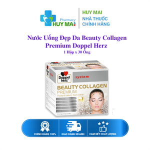 Nước Uống Đẹp Da Beauty Collagen Premium Doppel Herz Hộp 30 Ống