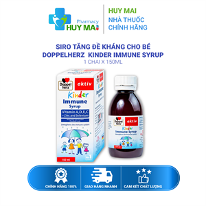 Siro Tăng Đề Kháng Cho Bé Kinder Immune Syrup Doppel Herz 150ml