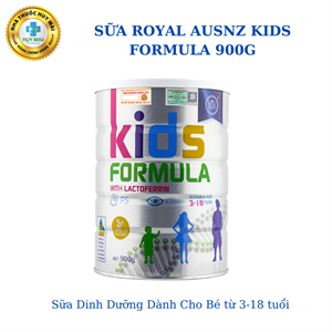 Sữa Dinh Dưỡng Cho Trẻ từ 3-18 tuổi Royal Kids Formula 900g
