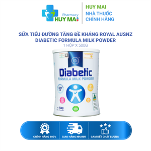 Sữa Tiểu Đường Tăng Đề Kháng Royal Ausnz Diabetic Formula Milk Powder 500g